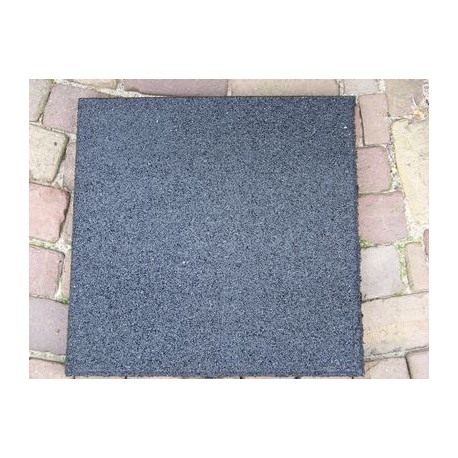 Rubber granulaat tegel 50x50 cm 4,3 dik - Granulaat rubber - tegeldragers, regupol terrastegels